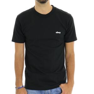 T-SHIRT LOWER CASE NERO